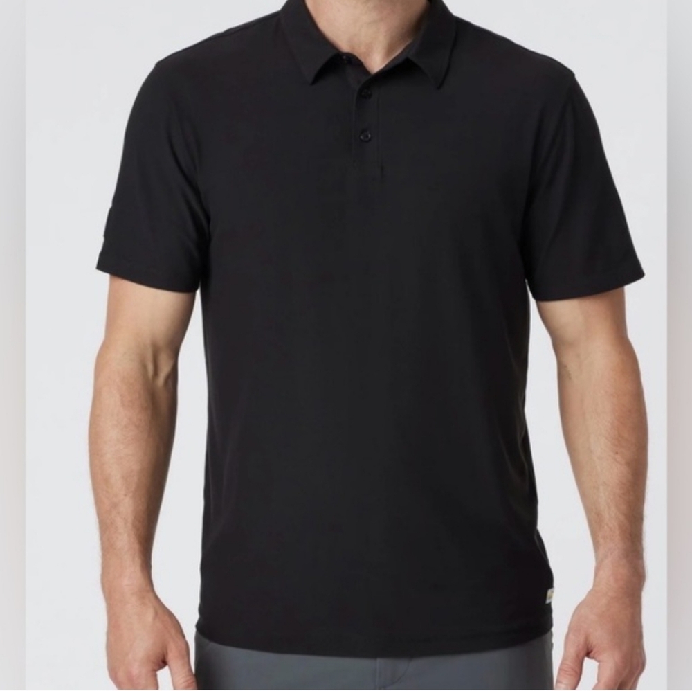 Vuori Strato Tech Short Sleeve Performance Polo Shirt Men's M Golf Preppy - Picture 3 of 4